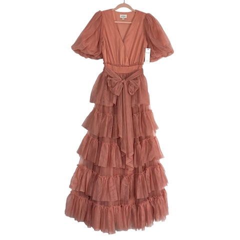 AURA Rose Tulle Dress NWT- Size S