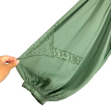 Free People Army Green Crochet Lace Detail Dress NWT- Size M