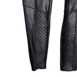Spanx Black Faux Leather Leggings - Size M (Inseam 26")
