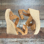 Dolce Vita Shayla Suede Leather Espadrille Sandals- Size 9.5 (see notes)