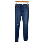 Hudson Barbara Slightly Distressed High Waist Super Skinny Jeans- Size 27 (Inseam 31”)
