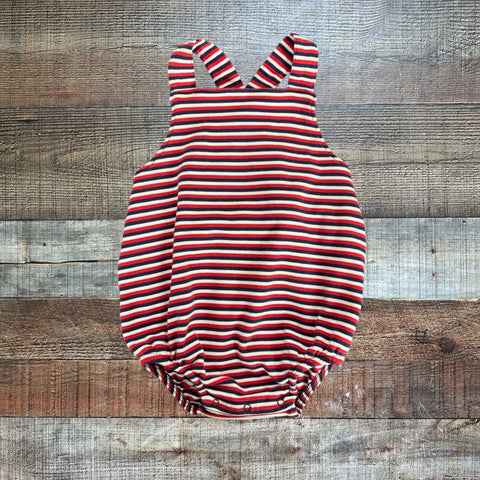 The Beaufort Bonnet Company Red/White/Blue Bubble- Size 18-24M