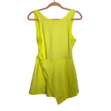 Free People Movement Neon Yellow Faux Wrap Dress with Shorts NWT- Size XS