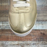 Puma Metallic Gold Platform Sneakers- Size 6 (see notes)