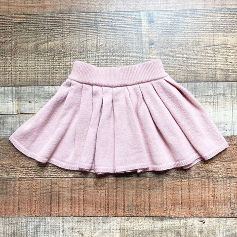 Cygnet Living Blush Wool Blend Knit Pleated Skirt- Size 3T