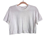 Nuuds White Cropped Tee- Size S (see notes)