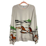 Daydreamer Stone Horse Sweatshirt NWT- Size L