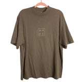 Los Angeles Apparel Mocha MADE Tee- Size M (see notes)