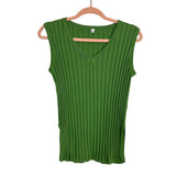 No Brand Green Ribbed Sweater Skirt Set- Size S