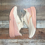 Brooks White/Pink Launch Sneakers - Size 8 (See Notes)