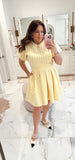Ivy City Co Yellow Gingham Dress - Size XL (Sold Out Online!)