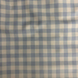 Minnow Blue Gingham with Back Ribbon Bow Ruffle Swimsuit- Size 7/8Y (see notes, we have matching swimsuit)