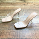 Shoe Land Clear Heels- Size 7.5 (sold out online)
