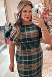 Ivy City Green Plaid Dress- Size XXL (sold out online)