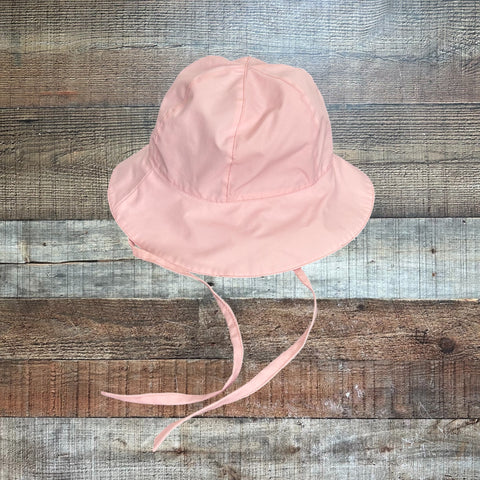Minnow Pale Pink Bucket Hat - Size 12-18M