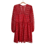 Eloquii Hot Pink Heart Sequin Mini Dress- Size 14