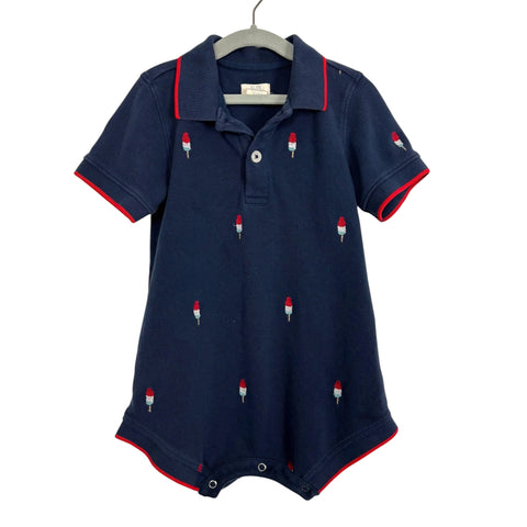 Blue Rooster New York Navy Red White and Blue Popsicle Outfit- Size 18/24M