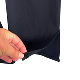 Strut This Black Wide Leg Split Hem Leggings- Size S (Inseam 31”)