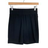 Anrabess Black Oversized Reversible Top Biker Short Set- Size S (sold as set)