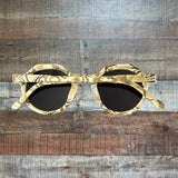Sardine Georgie Tan Frame Sunglasses with Case