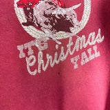 Mallory Ervin Rust It's Christmas Y'all Sweatshirt- Size M (see notes)