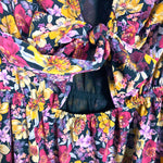 Buddy Love Floral with Front Tie and Cut Out Desirae Maxi Dress NWT- Size M