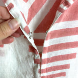 India Collection by Emerson Fry Muted Clay 100% Organic Linen Rise Caftan- Size OS (see notes)