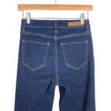 Cello Dark Wash Raw Hem Flare Jeans- Size 3 (Inseam 31”)