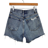 AGOLDE Raw Hem Jean Shorts- Size 25