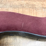 Sam & Libby Cranberry Suede Pumps- Size 8 (see notes)