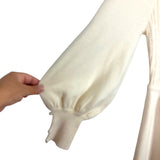 Staud Cream Wool Blend Sweater Dress-Size ~XL (see notes, no size tag, fits like an XL)