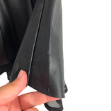 GUESS Los Angeles Black Faux Leather Peplum Top- Size S (see notes)