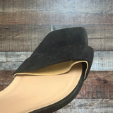 A New Day Black Suede Heel Sandals- Size 7 (see notes)