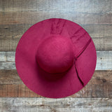 The Hatter Company Wine Belted Hat