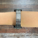 Carly Jean Los Angeles Turquoise Jeweled Bracelet