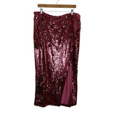 ELOQUII Pink Sequin Skirt - Size 14 (Sold Out Online!)