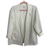 Skylar + Madison Cream Linen Blend Blazer- Size M (see notes, we have matching shorts)