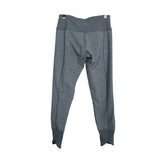 Lululemon Heathered Grey Zippered Hem Leggings- Size 6 (Inseam 23")