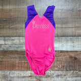 GK Stars Pink/Purple Princess Leotard- Size CS/5-6Y (see notes)