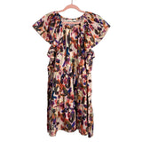 Marie Oliver Abstract Print Front Keyhole Dress- Size XXL (sold out online)