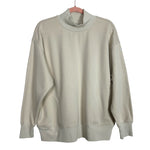 Alo Cream Mockneck Sweatshirt - Size XS