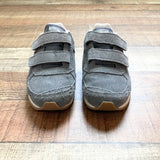 Puma Gray Suede Velcro Sneakers-Size 12C (see notes)