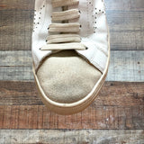 Steven by Steve Madden White Leather Star Sneakers- Size 7 (see notes)