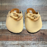 Asos ASRA Tan Chain Detail Clogs NWOT - Size 7.5 (sold out online)