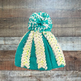 Spyder Teal/White Beanie