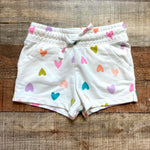 Cat and Jack Toddler Girl's Heart Print Drawstring Shorts- Size 3T (we have matching top)