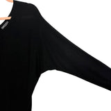 Vince Black Thin Dolman Sleeve Cashmere Blend Sweater Top- Size XS