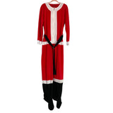 Under Disguise Men's Santa Fleece Zip Up Pajamas- Size S