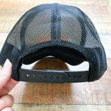 Otoo Black and Gold Yeehaw Mesh Back Adjustable Trucker Hat- One Size Fits Most (see notes)