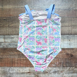 The Beaufort Bonnet Company Animal Print One Piece- Size 4T